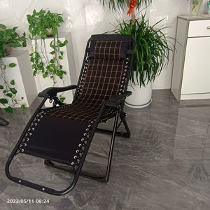 Chaise longue pliante JIXIN moderne pour bureau, avec cadre en acier, idéale pour la pause déjeuner, le <span class=keywords><strong>balcon</strong></span>, la maison, petite, <span class=keywords><strong>mini</strong></span>, portable, pour la détente - Product Image 4