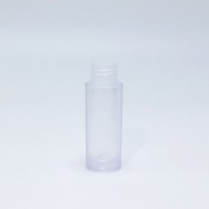 Venta al por mayor de lindos tubos redondos vacíos de 3 ml, color rosa transparente esmerilado, para brillo labial, aplicadores de tinte, envases cosméticos para brillo labial. - Product Image 4