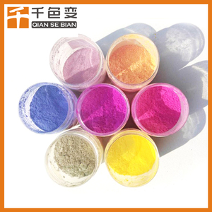 Polvere Pigmentata Fotocromatica Sensibile alla Luce Solare UV Senza Colore che Diventa Colorata - Product Image 3