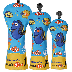 Juego de Fundas de Lujo para Palos de Golf de Cuero PU al por Mayor, Regalo de Accesorios de Golf, Fundas para Palos de Madera - Product Image 4