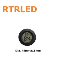 Termometer Higrometer Digital Persegi Panjang XF002 Kompatibel dengan Printer 3D Bambu Lab, Suku Cadang Perangkat Keras DIY Enclosure