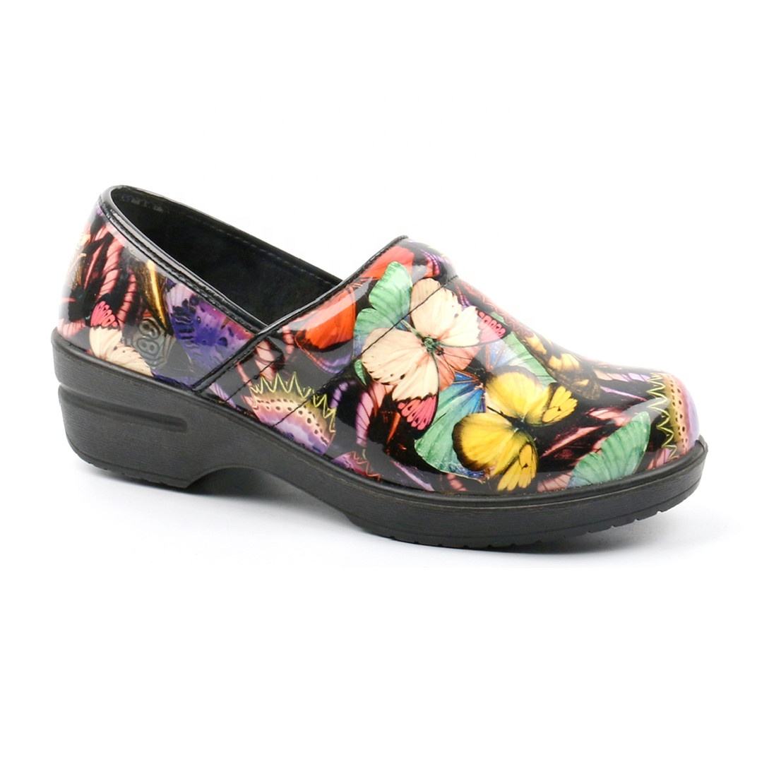 Aerocushion Women Nurses Shoes Safety Female Garden Shoes Nursing Working Clogs 