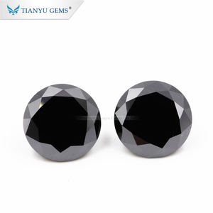 Moissanite noire en vrac, <span class=keywords><strong>1</strong></span> <span class=keywords><strong>carat</strong></span>, <span class=keywords><strong>prix</strong></span> bas, moissanite ronde 4H Sic, <span class=keywords><strong>prix</strong></span> <span class=keywords><strong>de</strong></span> la moissanite noire - Product Image 2