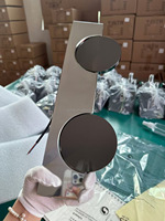JYLIGHTING Creative Shadow Antique Water Pattern Atmosphère de coin rotatif pour lampe murale de salon de luxe