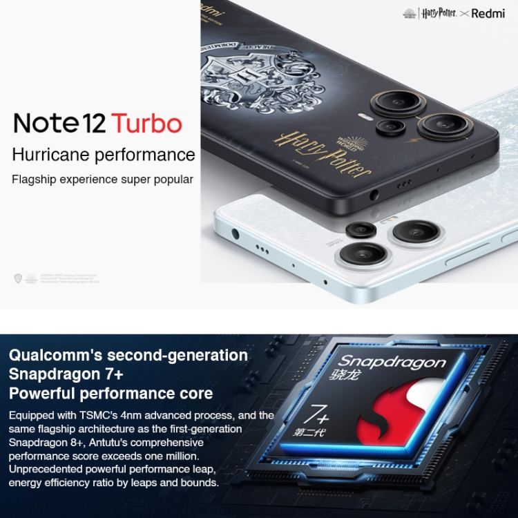 Xiaomi Redmi Note 12 Turbo 5G - 64MP Camera, 12GB+512GB