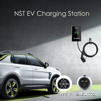 Placa de Control de Montaje en Pared, Estación de Carga EV de 7kW, Solución Integral SKD, Personalización de Aplicación, Compatible con Interfaz Tesla Estándar