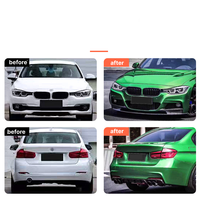 Paket Body Kit Lengkap Gaya M Tech untuk BMW Seri 3 F30 F35 2013-2019 (termasuk bumper depan, bumper belakang, side skirt, dan upgrade gril)