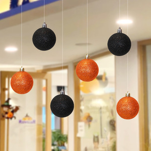 Cinta floral colgante de Halloween con colgante de papel de calabaza y araña de cinco estrellas para fiestas de Halloween - Product Image 4