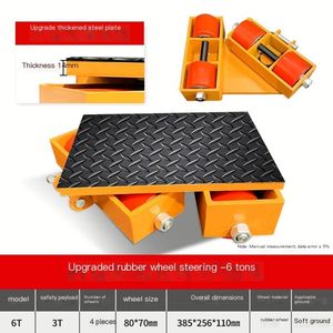 180 graden zware transportkar met stuur en handvat - Product Image 5
