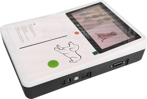 SUN-6062 Appareil <span class=keywords><strong>ECG</strong></span> portable 6 canaux 12 dérivations, dispositif de surveillance vétérinaire numérique multi-animaux à prix abordable - Product Image 2