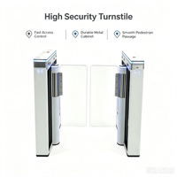 Torniquetes de Reconocimiento Facial, Barrera Automática Abatible, Control de Acceso Biométrico, Sistemas de Seguridad para Oficinas y Escuelas