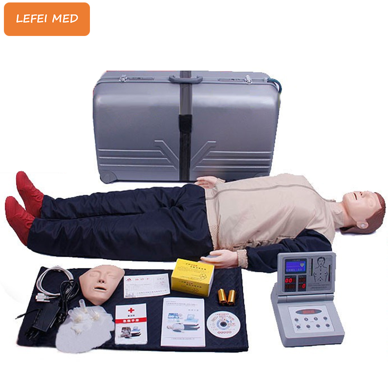 Đào tạo sơ cứu PCR Người trưởng thành Toàn thân Cpr Manikins Huấn luyện Manikin với Bộ điều khiển giọng nói tiếng Anh