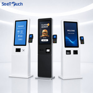 Kiosque de paiement interactif <span class=keywords><strong>en</strong></span> libre-service de <span class=keywords><strong>24</strong></span> pouces avec écran tactile capacitif, machine de commande automatique pour restaurant - Product Image 1