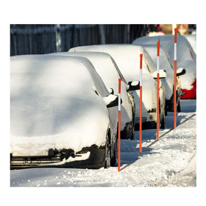 Fiberglass <b>Rod</b> with Reflective Strip As Driveway Marking Poles - Product Image 2