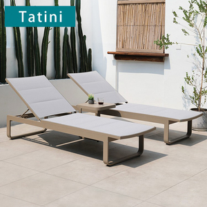 Patio Villa Loisirs <span class=keywords><strong>de</strong></span> plein air inclinable Hotel Resorts Piscine Table basse en alliage d'<span class=keywords><strong>aluminium</strong></span> Patio <span class=keywords><strong>Jardin</strong></span> Métal <span class=keywords><strong>Salon</strong></span> simple - Product Image 1