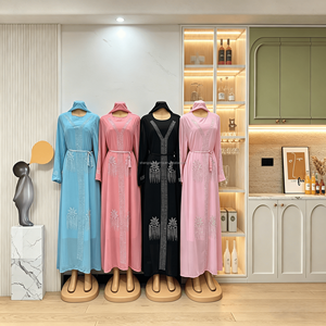 Robes musulmanes pour femmes en gros à bas prix, vêtements islamiques en tissu doux, coupe confortable pour <span class=keywords><strong>la</strong></span> <span class=keywords><strong>prière</strong></span> et le quotidien - Product Image 5