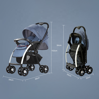 Poussette pour bébé classique douce et confortable landau pour bébé 3 en 1 poussette pour bébé vente en gros