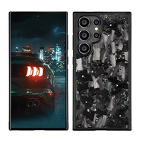 Coque en TPU en fibre de carbone forgé pour Samsung S22 S23 S24 S25 Ultra Plus FE coque de protection pour téléphone tendance brillante pour iPhone 17