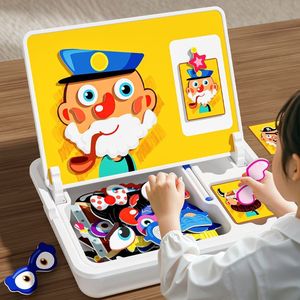 Rompecabezas Magnético de Papel, Juguete Educativo para Niños de 0 <span class=keywords><strong>a</strong></span> 24 Meses, Unisex, para Bebés, Jardín de Infancia, Educación Temprana - Product Image 4