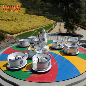 Manèges électriques pour parcs d'attractions, équipement de 36 places, manège en forme de tasse à café ou à thé pour adultes et enfants - Product Image 3