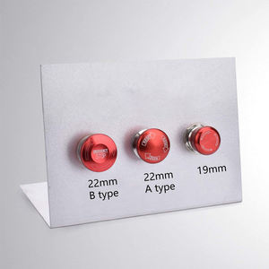 Interruptor de botón de acero inoxidable de 16 mm, 1NO 1NC, 12V 24V, apto para uso como dispositivo de parada de emergencia - Product Image 5