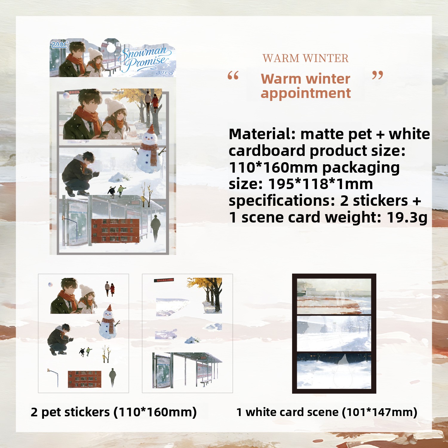 E A Warm Winter Date-white