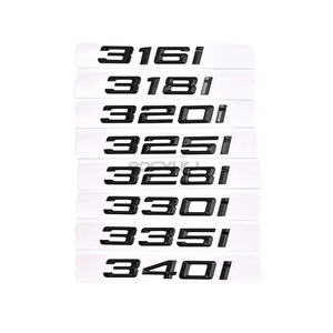 ABS Trunk Badge Sticker Tail Logo Letter para <span class=keywords><strong>BMW</strong></span> New 3 Series 5 Series 7 Series Cars 325li 525li 760li - Product Image 4