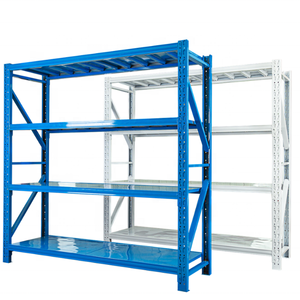 ヘビーデューティー収納ラック スチール棚ユニット ボルトレスプレート倉庫ラック エスタンテリアメーカー - Product Image 2