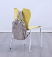 Source fabricant Offre Spéciale chaise de formation scolaire pour classe d'école PP chaise empilable Peut accrocher un sac d'école