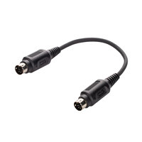 Cable de Desbloqueo de Llaves CGDI K2, Conector Macho MINI DIN 6P de Doble Cabeza, 18 cm de Longitud para Programación de Llaves