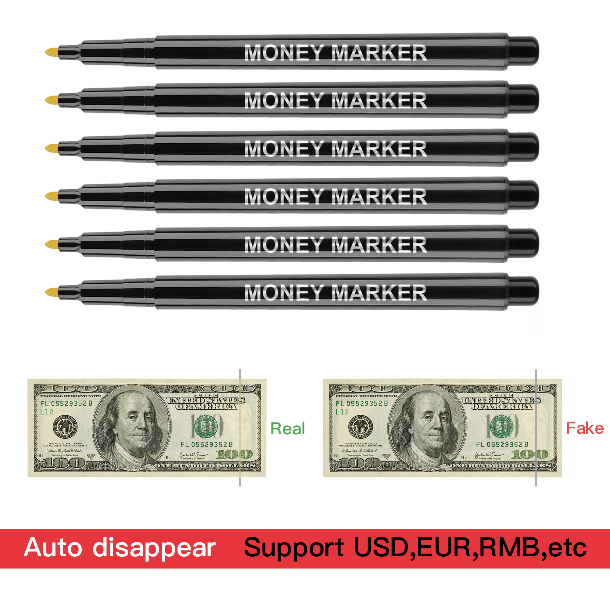 Fake Note Detector Pens - Reliable Banknote Checkers