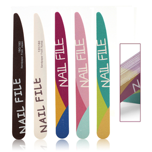 OEM مصنع مخصص المطبوعة المتاح ملفات الأظافر على الوجهين المهنية الخشب الصنفرة رقيقة تلميع مصادر مواد الصنفرة - Product Image 2