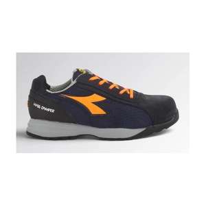 DIADORA UTILITY - 701.177668-C9545/41 Chaussures de sécurité basses marine foncé/orange fluo en cuir de veau suédé et maille S1P HRO SRC - Product Image 1