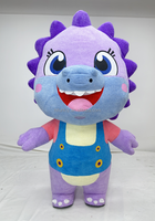 Funtoys Personnaliser 2m/2.6m Dinosaure Gonflable Dragon Mascotte Costume Monstre Barney Macotte Cosplay Noël Halloween pour Adulte