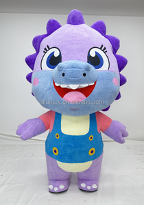 Funtoys Personnaliser 2m/2.6m Dinosaure Gonflable Dragon Mascotte <span class=keywords><strong>Costume</strong></span> Monstre <span class=keywords><strong>Barney</strong></span> Macotte Cosplay Noël Halloween pour Adulte - Product Image 6