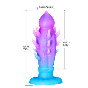 Gode en silicone en forme de dragon portable avec ventouse puissante peluche en forme spéciale pour femmes hommes et couples - Product Image 6
