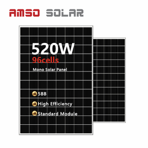 แผงโซลาร์เซลล์แบบโมโนคริสตัลไลน์ประสิทธิภาพสูง 520 วัตต์ รุ่น AS520M-96 ราคาแผงโซลาร์เซลล์ 520 วัตต์สำหรับระบบใช้ในบ้าน - Product Image 4