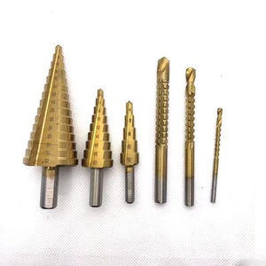 4-12/4-20/4-32mm Triangular Handle Straight groove <b>Step</b> <b>Drill</b> 3/6/8mm Saw <b>Drill</b> Drilling Tool Pulling groove DIY Set - Product Image 1