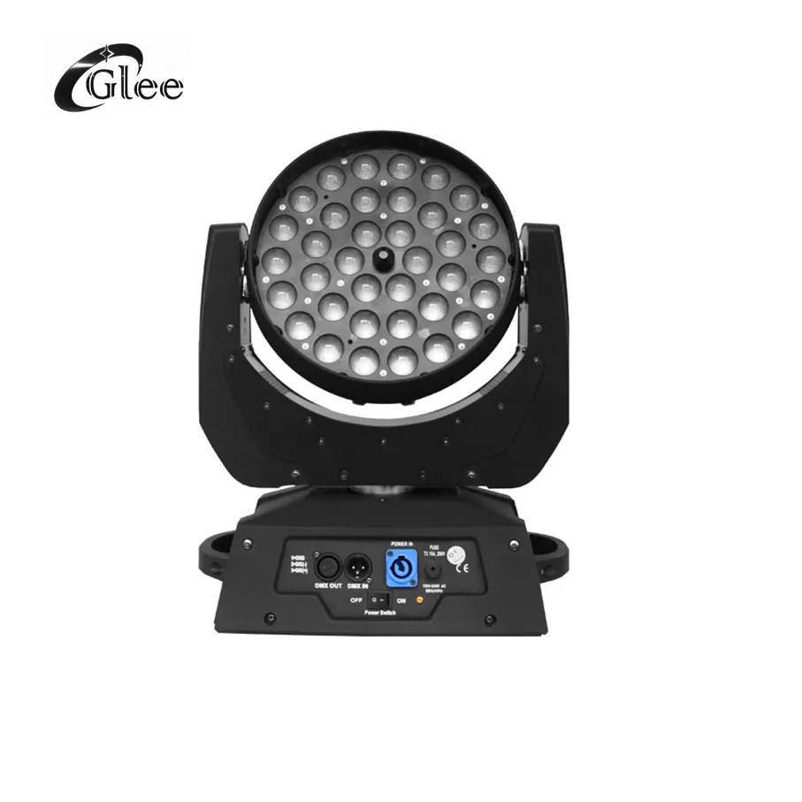 36*10w led moving head wash zoom light