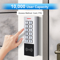 Lector de Control de Acceso RFID XK8 IP67 para Exteriores con Teclado, 13.56MHz MF NFC 125kHz EM Hid, Sistema de Entrada para Puertas