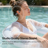 Écouteurs Sportifs à Conduction Osseuse en Gros d'Usine, Casques Ouverts Étanche IPX8 pour la Natation, Écouteurs sans Fil BT6.0