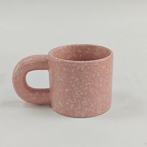 Taza de cerámica <span class=keywords><strong>Kawaii</strong></span> de Arte de tinta minimalista moderno, taza de porcelana con orejas grandes, taza de café bonita para uso en cafetería, ideal para regalos de negocios - Product Image 5