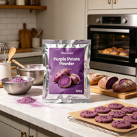 Colorant alimentaire naturel pour la pâtisserie, ingrédient pour smoothie, poudre de patate douce violette 100% pure