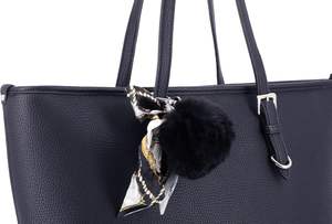 <span class=keywords><strong>Flora</strong></span> <span class=keywords><strong>Co</strong></span> femmes imprimé écharpe pompon <span class=keywords><strong>sac</strong></span> <span class=keywords><strong>à</strong></span> <span class=keywords><strong>main</strong></span> taille A4 <span class=keywords><strong>sac</strong></span> fourre-tout fermeture <span class=keywords><strong>à</strong></span> glissière doux léger PU cuir grainé élégant <span class=keywords><strong>à</strong></span> la mode - Product Image 5