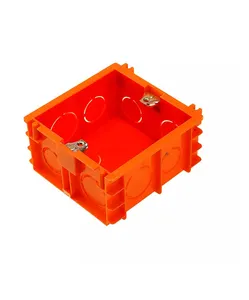 86*86*45mm White Red Blue Plastic Conduit Accessories PVC Electrical Connectors Switch Box for Conduit Fitting