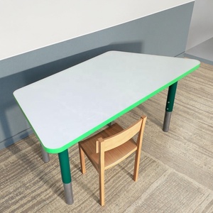 Design moderne Kinderschreibtisch Esstisch Table <span class=keywords><strong>en</strong></span> bois vintage européenne pour la maison salon école salle de classe réglable <span class=keywords><strong>en</strong></span> métal - Product Image 4