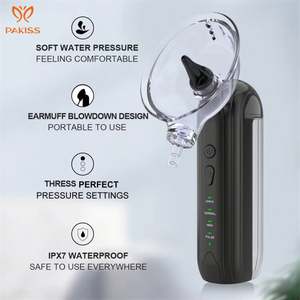 Nettoyeur d'oreilles électrique intelligent et sûr avec réservoir d'eau de 300 ml, étanche IPX7, design portable, batterie 600 mAh, prise EU - Product Image 6