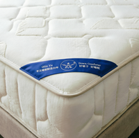 Étiquettes d'angle en satin baroque sur mesure pour matelas de luxe, broderie dorée personnalisée, étiquettes de meubles EST 1923