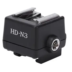 HD-N3 Lampu Flash Panas Sepatu Pemasangan Adaptor Video Aksesoris untuk Sony A100 A200 A230 A300 A330 A350 A700 A900 Video kamera