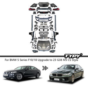 TYPY, nuevo kit de carrocería de parachoques de coche <span class=keywords><strong>M5CS</strong></span> G30/G38 para <span class=keywords><strong>BMW</strong></span> 5 Series F10/F18 2011-2017, montaje de parachoques delantero y trasero y faldón lateral - Product Image 2